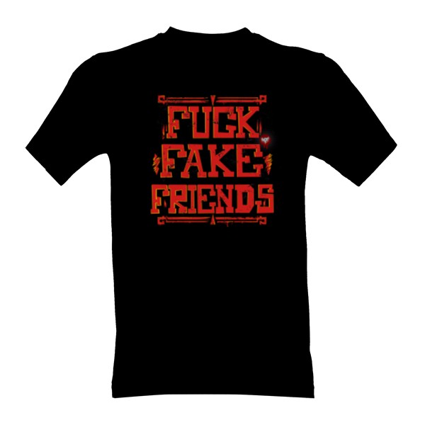 Tričko s potlačou Fuck Fake Friends